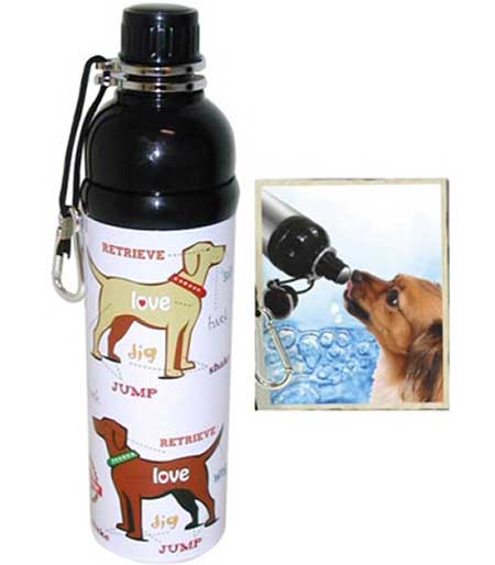 Stainless Steel Pet Water Bottles are designed for your pet drink on the go