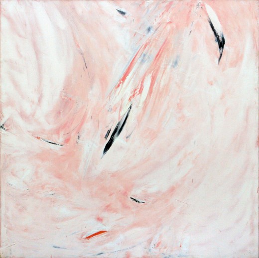 Clo Baril, Nature et Mouvement Les Oiseaux (huile sur toile 90x90)