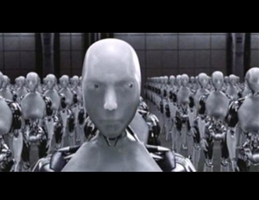 Machines making better machines, from I, Robot.