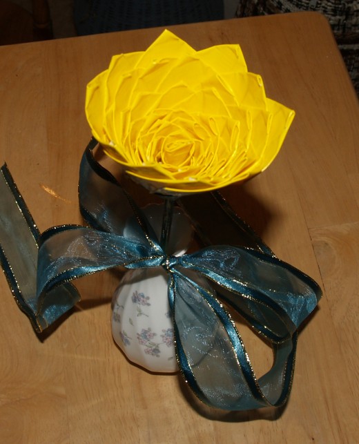 This rose contains 50 petals, one for each of the articles the author has published on HubPages.