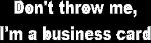 Business card innovations