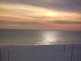 Sunset On The Beach In Destin Florida