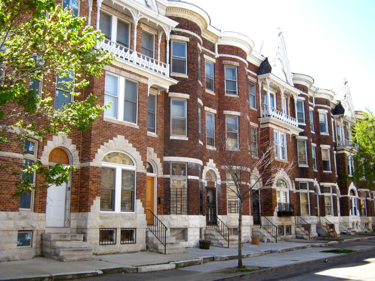 Image result for baltimore row houses