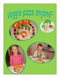 Cooking With Kids:  Easy, No Bake Veggie Pizza Recipe