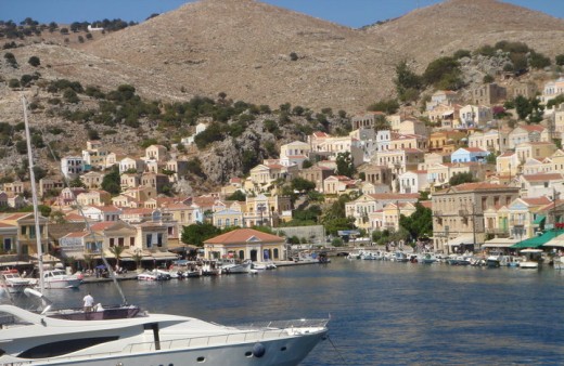 The harbor of Symi island