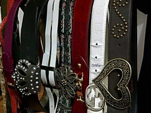 Vintage belts collection