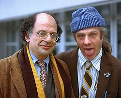 Ginsberg with his forty-year partner, poet Peter Orlovsky. Photo taken in 1978