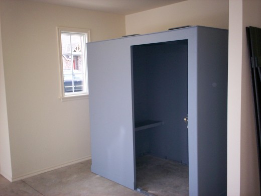 Here Is An Above Ground Safe Room. The Door Has Not Yet Been Installed. 