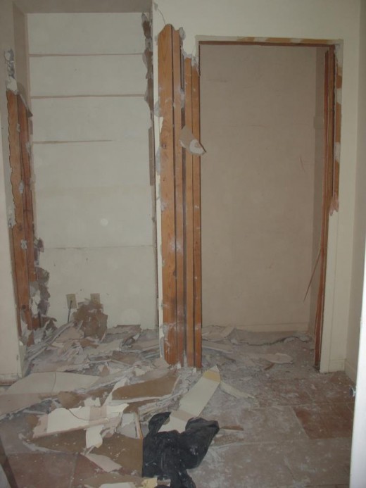 Easy, just knock 'em down, and see if the ceiling stays in place.