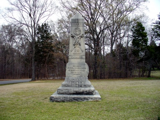 Photo 3 - Indiana Memorial at Shiloh Tennessee.