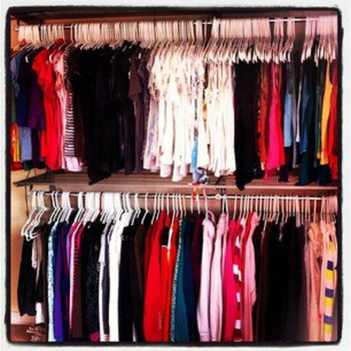 How to Organize Your Clothes Closet by Type and Color-Step ...