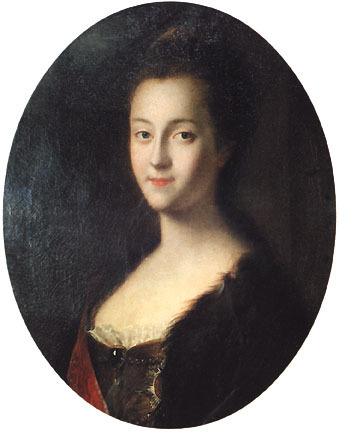 Young Catherine II of Russia