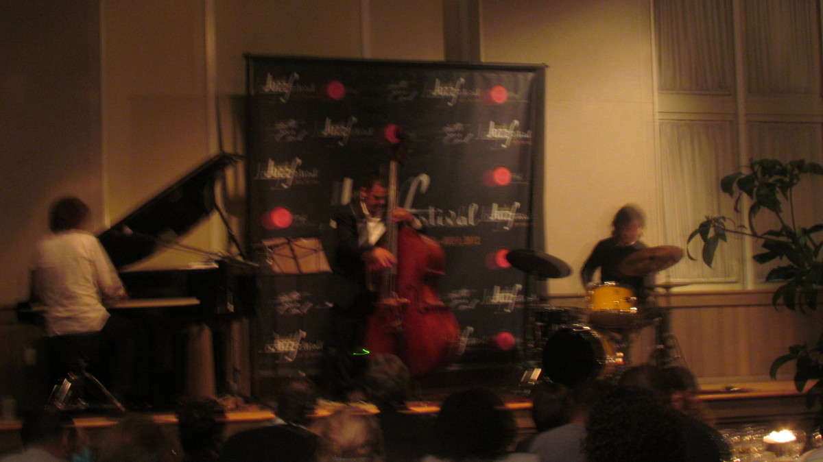 Other members of the trio were Matthew Parrish on bass and Marcello Pelliteri on drums