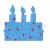A 4th of July birthday cake embellishment. A 4th of July birthday cake embellishment.