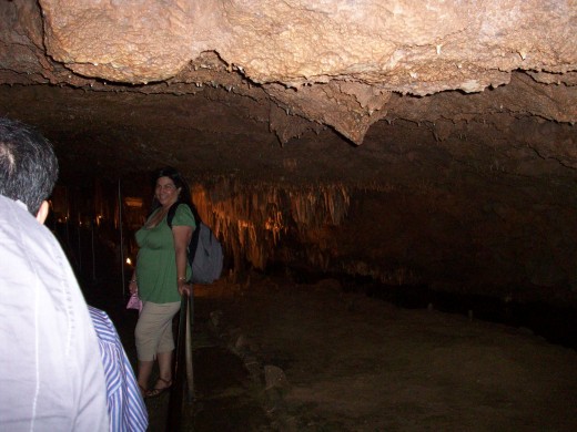 in the caverns