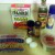 Gather ingredients: ravioli or tortellini, panko crumbs, cheese, spray oil, two eggs, oregano, and red pepper flakes.