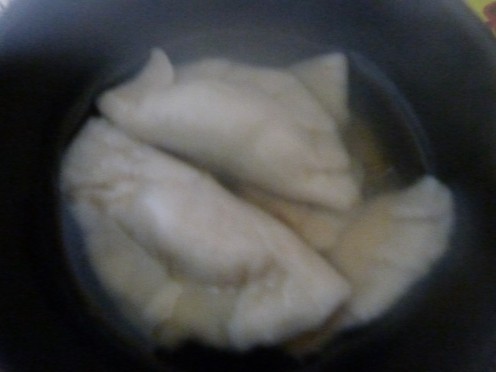 Boiled jiao zi