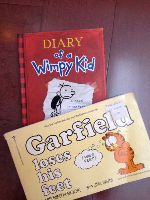 Older children (8-12) enjoy books on humor.  Here is what our older grandchild (and his granddad) enjoy.  