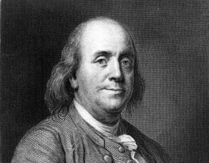 Benjamin Franklin - author, political theorist, politician, printer, scientist, inventor, civic activist, publisher and diplomat