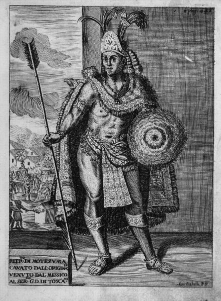 Depiction of Moctezuma II