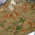 Mix the chicken mixture until it is thick and bubbly. Then pour into the stuffing nest and bake! Mix the chicken mixture until it is thick and bubbly. Then pour into the stuffing nest and bake!