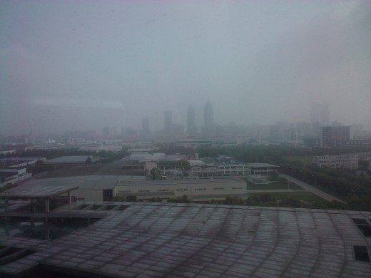 view from hotel