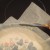 I put baking paper in the pie pan and cut the edge to make it fit better. I put baking paper in the pie pan and cut the edge to make it fit better.