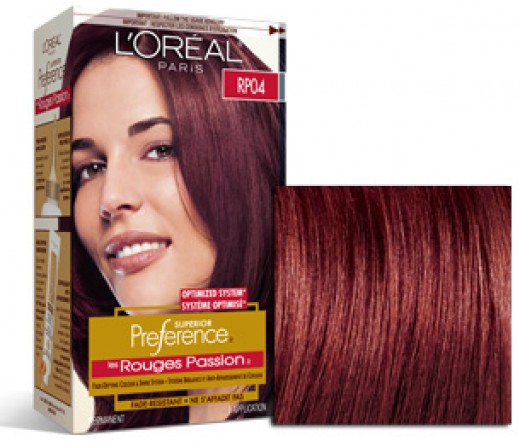 L'Oreal Superior Preference - RP04 RR04 Deep Intense Red Hair Color