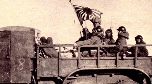 Japanese troops in Manchuria