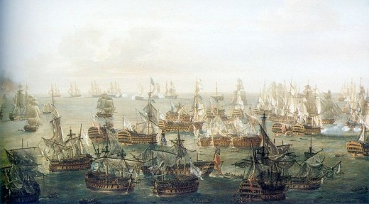 The end of the action by Pocock.