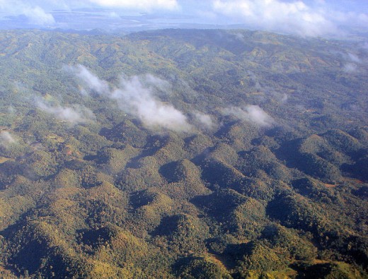 Aerial view of the Chocolate Hills, Bohol, Philippines (Photo by P199, April 2009 - Wikimedia Commons)