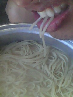 Spaghetti noodles, al dente to the taste!!!