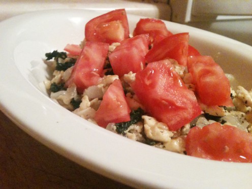 This tofu "scramble" would work great for breakfasts too