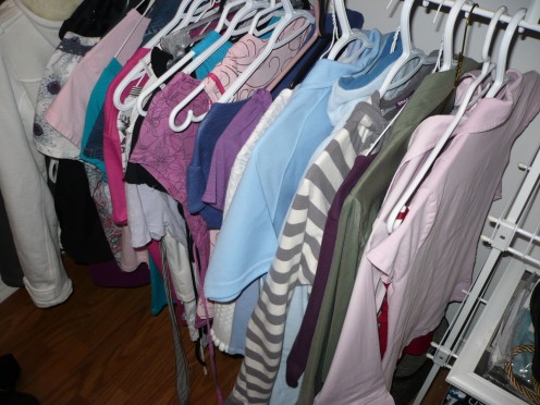 Summer clothes. Peek-a-boo!