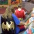 Superheroes at local book store Superheroes at local book store
