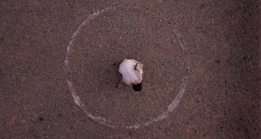 Jesus Makes His Stand With God By Drawing a Circle