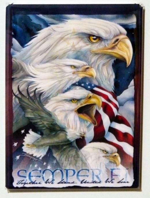 I love this image along with the Semper Fi motto of the Marine Corp