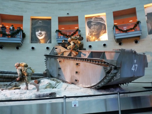 An LVT-1 Amphibious tractor 