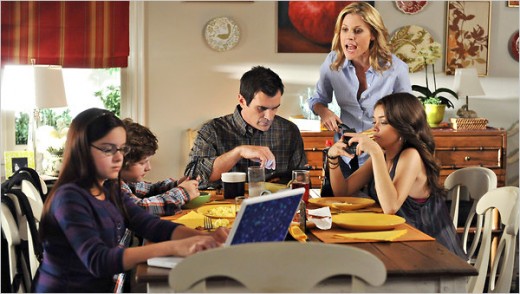 Phil, Claire, Hayley, Alex and Luke Dunphy