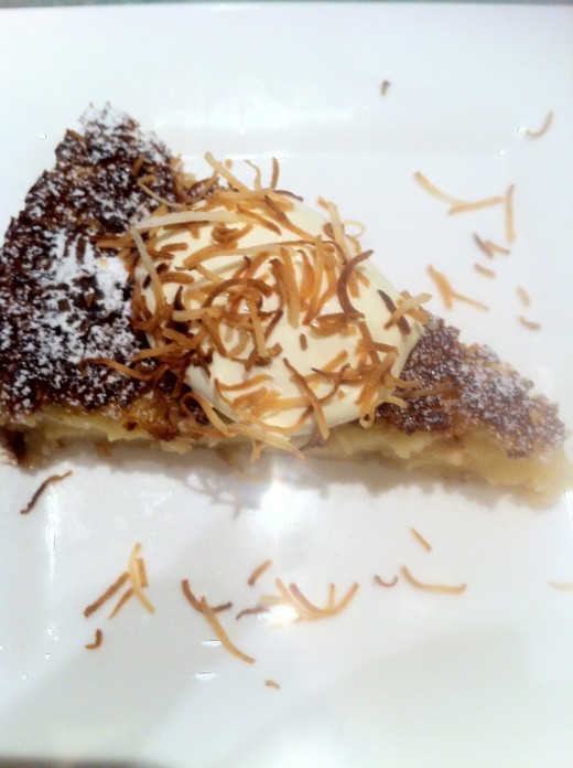 Tangy Lemon Coconut Tart