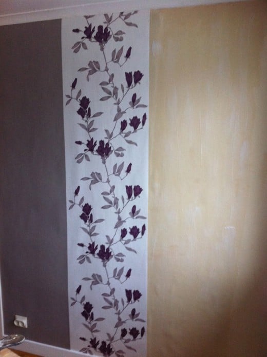 This type of pattern can work really well as a single length on a wall!