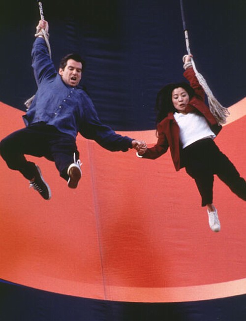 Pierce Brosnan with Michelle Yeoh