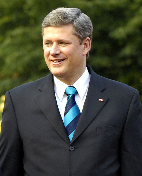 Stephen Harper, Prime Minister of Canada. Canadian healthcare has been used as both the positive and negative role model for what American healthcare should be.