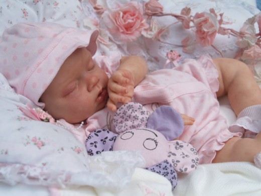 Reborn Baby Girl Dolls 22" Handmade Cute Lifelike Newborn ...