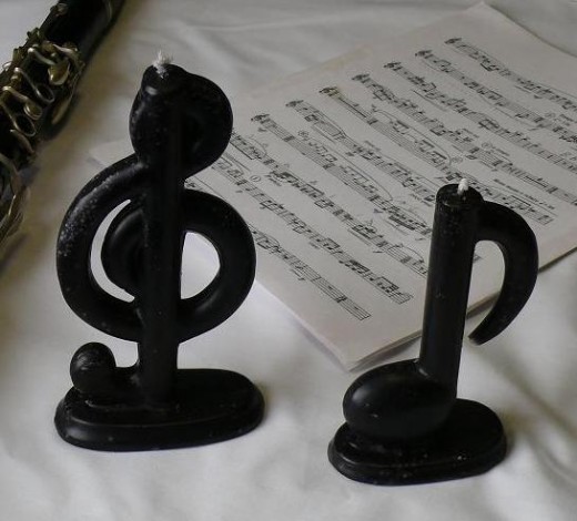 The Candle:  Midnight Magic Scented Music Candles