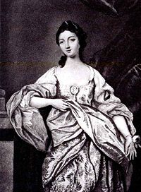 Maria Gunning Coventry, the Countess of Coventry.  She wore heavy lead-based makeup all her short life - 27 years.