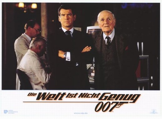 Pierce Brosnan with Desmond Llewelyn