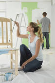 Starting new projects around the house that you have never had time for can be a great way to get your mind of your recent family change