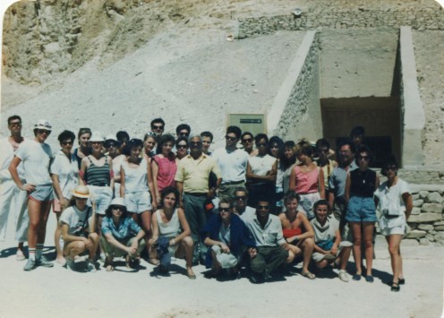 With my class on a study trip to Egypt during the B.T.S. de Tourisme. I'm at far left in the front!