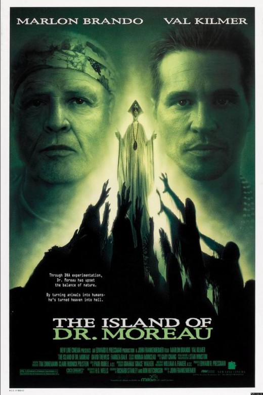 The Island of Dr. Moreau (1996) poster